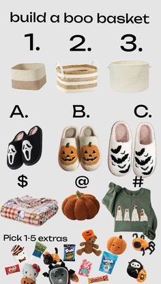 the instructions for how to make halloween shoes