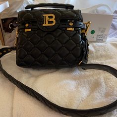 New Authentic Balmain Bag, Chloe Boots, Gucci Leather, Burberry London, Pink Suede, Bags Designer Fashion, Canvas Leather, New Bag, Leather Crossbody