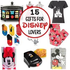 the top 15 gifts for disney lovers