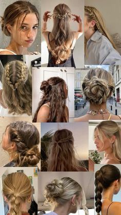 Cute School Hair, Greece Collage, Quick Curly Hairstyles, Summer Moodboard, Beachy Hair, Hair Inspiration Long, School Hair, Hairstyles For Layered Hair, Hairdos For Curly Hair