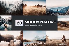 20 moody nature mobile & desktop presets