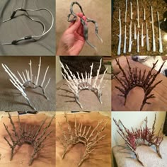 there are many different types of branches in the process of making something out of twigs