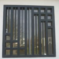 an image of a window with bars on it