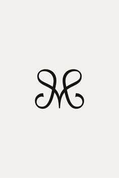 the letter s is made up of two curved lines, and has an elegant design