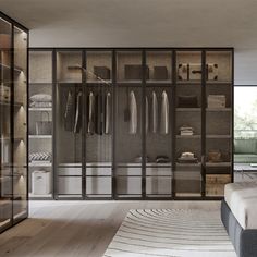 Casio Wardrobe with Glass Hinged Door Transparent Wardrobe Glass Doors, Glass Door Wardrobe Design, Glass Wardrobe Design Bedroom, Glass Shutter Wardrobe, Aluminium Wardrobe Design, Open Wardrobe Ideas, Contemporary Wardrobe Design, Glass Wardrobe Design, Glass Door Wardrobe