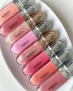 Makeup Kiko, Gloss Kiko, Lip Gloss Collection, Smink Inspiration, Gloss Labial, Fancy Makeup, Lip Products, Kiko Milano