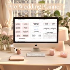 Pro digital wedding planner google sheets spreadsheet template. How to plan a wedding? This planner is the key to a stress-free wedding! Wedding Planner Spreadsheet, Digital Wedding Planner, Budget Planner Free, Wedding Budget Planner, Rsvp Invitation, Wedding Planning On A Budget, Budget Planner Printable, Wedding Budget, Plan My Wedding