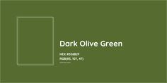 the dark olive green color scheme is featured in this image, it's very easy to use