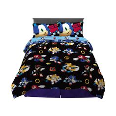 sonic the hedgehog bedding set with matching comforter and pillow shampoos