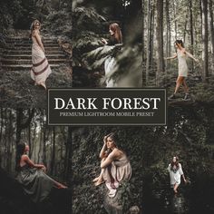 the dark forest lightroom mobile preset