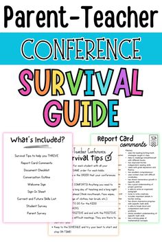 the parent teacher conference survival guide