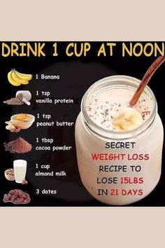 an image of a smoothie in a jar with ingredients to make it into a drink