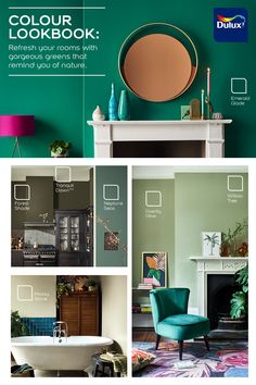 Dulux green colour trends Emerald Glade Bedroom, Dulux Green Bedroom Wall Colours, Emerald Glade Dulux Paint, Everglade Forest Dulux Paint, Dulux Graceful Green, Dulux Emerald Glade, Dulux Heritage Grass Green, Overtly Olive, House Palette