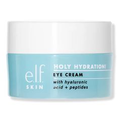 Holy Hydration! Illuminating Eye Cream - e.l.f. Cosmetics | Ulta Beauty Best Drugstore Eye Cream, Drugstore Eye Cream, Hydrating Eye Cream, Eye Cream For Dark Circles, Best Eye Cream, Eye Anti Aging, Brightening Cream, Best Anti Aging, Anti Aging Skin Products