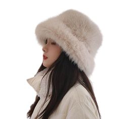 PRICES MAY VARY. Size: Adjustable head circumference (21.65-22.83 "/55-58cm) Material: Made of high-quality artificial fur, this warm and comfortable artificial fur hat is fluffy and perfect for keeping you fashionable and comfortable in cold weather DESIGN: Faux fur mink, softer and more premium, designed for women and girls who want to add a touch of luxury to their winter outfits. Occasion:Whether you're heading out for a casual day out or attending a costume party, this imitation mink fur bu Cute Winter Hats For Women, Rose Costume, Cute Winter Hats, Weather Design, Fuzzy Bucket Hat, Fluffy Bucket Hat, Fur Bucket, Faux Fur Bucket Hat, Fur Bucket Hat