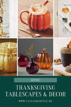 thanksgiving tablescapes and decor