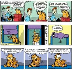 a comic strip with an image of a cat