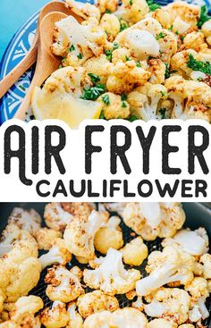 this air fryer cauliflower recipe is so easy to make