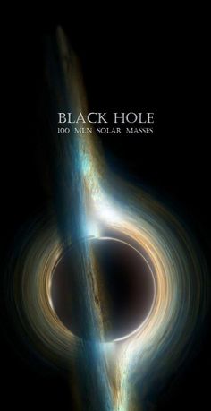 the black hole is shown in this artistic photo from nasa's hubble telescope