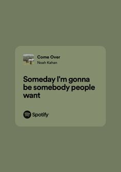 the cover of somebody i'm going to be somebody people want by cone over