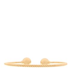 This is an authentic DAVID YURMAN 18K Yellow Gold 10mm Solari Bracelet. The bracelet is crafted of 18 karat yellow gold and features polished gold spheres on either end of a cable style band. David Yurman Bracelet, David Yurman Jewelry, Yellow Gold Bracelet, David Yurman, Cable, Yellow Gold, Things To Sell, Band, Bracelet