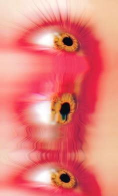 an image of two eyes in motion with blurry background