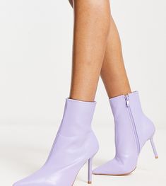 Shoes by Raid Wide Fit Good things come in pairs Pull-on style Zip-side closure Pointed toe High point heel Wide fit Stiletto Ankle Boots, Shoes Boots Ankle, Pointed Heels, In Pairs, High Point, Boot Shoes Women, Shoe Boots, Ankle Boots, Latest Trends