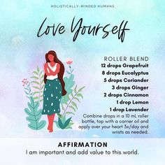 First Love Yourself, Essential Oil Education, Essential Oils Health, Carrier Oil, Doterra Oils, Critical Care, Roller Bottle, Healthy Food Choices, One Drop