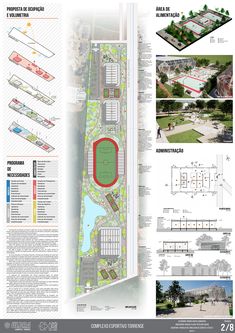 an architectural drawing shows the layout of a park