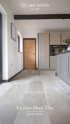 kitchen floor tiles flooring Island Kitchens, Natural Stone Kitchen, Limestone Floor Tiles, Limestone Tiles, Kitchens Ideas, Sandstone Tiles, Decorating Kitchen, Limestone Flooring