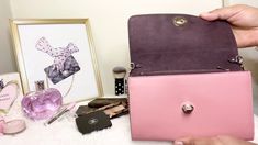 COACH MARLOW CROSSBODY BAG / WIMB 38966 / COACH MARLOW CHAIN CLUTCH BAG / COACH WOC LIGHT BLUSH - YouTube Coach Dinky Crossbody, Pink Bag, Coach Bags, Crossbody Bag, Clutch Bag