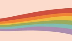 an image of a rainbow colored wave on a pink background with the word love written below it