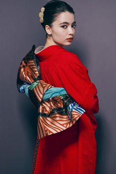 Japanese Dress, Unique Color Combinations, Color Combinations, Hair Makeup, Saree, On Instagram, Clothes, Instagram