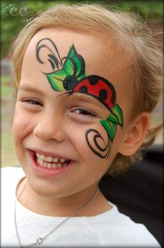 Face Painting Paint, Easy Face Paint Animals, Easy Animal Face Paint Ideas For Kids, Spring Face Painting Ideas, Fairy Face Painting Ideas, Beginner Face Painting Ideas, Spring Face Paint Ideas, Easy Face Paint Ideas For Kids, Easy Facepainting Kids