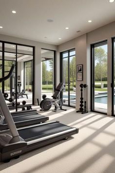 1.Home Decor: #homedecor, #interiordesign, #homedesign, #decor inspiration Home Gym Floor Plan, Weight Room Ideas Home Gyms, Home Gym Treadmill, Turkey House, Barn Gym, In Home Gym, Gym Treadmill, Garage Gym Ideas