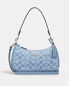 Blue Coach Bag, Apps To Make Money, Blue Coach, Coach Outlet