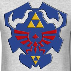 a t - shirt with the legend of zelda emblem on it