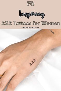 a woman's hand with tattoos on it and the text overlay reads, 70 surprising