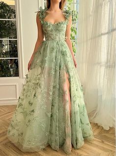 Silhouette:A-Line; Hemline / Train:Court Train; Closure:Zipper UP; Built-In Bra:No; Embellishment:Floral Print,Appliques; Fabric:Tulle; Sleeve Length:Short Sleeve; Back Details:Backless; Boning:Yes; Style:Princess; Occasion:Prom; Neckline:Strapless; Front page:Prom Dresses; Listing Date:03/18/2024 Prom Dresses Elegant, Gaun Fashion, Dresses Formal Elegant, Evening Party Gowns, Womens Prom Dresses, Prom Dress Inspiration, Cute Prom Dresses, Ball Gowns Evening, Pretty Prom Dresses