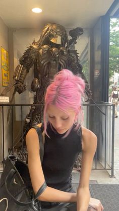 Breakup Hair, Blonde Goth, Pastel Pink Hair, Long Locks, Different Hairstyles, Hair Follicle, Friends Photography, Hair Day, Cut And Color