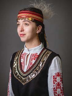 An original version of a northern folk costume. The set consists of 3 parts Fringe shirt with embroidery and lace Squealing Ornate front apron Croatian Clothing, Folklore Costume, Bulgarian Folklore, Shirt With Embroidery, Fringe Shirt, Womens Costumes, Folk Clothing, Folk Costume, Women's Costumes