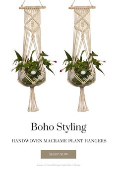 This decorative handmade macrame plant hanger will showcase your plants in any indoor or outdoor area. Green up any room in your house by adding your favorite potted plant. 39.37 inches long these are suitable for flower pots that are 7.87 inches in diameter and 7.09 inches in height.
They would make an excellent gift for birthday or Christmas for any of your friends or relatives that are plant lovers. Hanging Glass Terrarium, Plant Hanger Macrame, Wall Planters Indoor, Wall Plant Hanger, Macrame Hanging Planter, Jute Hanging, Flower Pot Holder, White Plants, Macrame Hanging