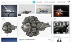 the website has many different types of aircrafts on it