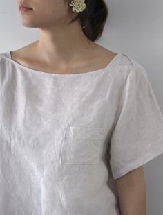 Top sewing Linen Outfit, Tops For Women Casual, Simple Summer Dresses, Top Sewing, Simple Summer, Linen Clothes, Shopping Mall, Hand Knitting, Tunic Tops