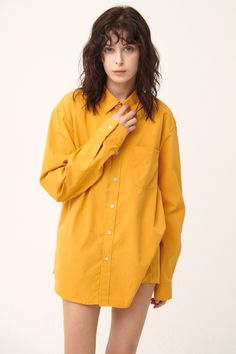 Arden Oversized Shirt (15colors) Oversized Gender-neutral shirt Product Specification 80% Polyester 20% Cotton Professional Clean Only / Do Not Tumble Dry Model's height is 6' 8" (175cm) Bust 31in Waist 23in Hip 34in and wearing M/L Made in Korea Neutral Shirt, Sage Color, Lilac Color, Olive Color, Camel Color, Charcoal Color, Navy Color, Oversized Shirt, Beige Color