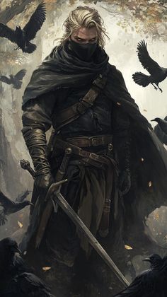 Light Armor Men, Warlord Character Design, Fantasy Cloak Art, Fantasy Male Aesthetic, Dark Fae Aesthetic Male, Dark Fantasy Male, Masked Warrior, Dark Fae Aesthetic, Fantasy Royalty