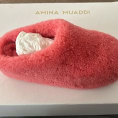 Amina Muaddi Guily Pink Shearling Platform Shoes. Size 38. Super Cute, Trendy. Who Doesn’t Love Amina Muaddi? Brand New/ Never Worn! Box Dust Bags Included. Muaddi Shoes, Amina Muaddi Shoes, Nike Sandals, Orange Sandals, 38 Super, Platform Mules, Trending Sandals, Amina Muaddi, Wedding Sandals