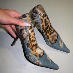 #ad Premium Vintage Roberto Cavalli Heels, Fashion Women's Shoes Vintage Shoe Ads, Shoe Commercial, Roberto Cavalli Vintage, Vintage Roberto Cavalli, Virgo Rising, Vintage Pumps, Shoes Ads, Vintage Shoe, Stunning Shoes