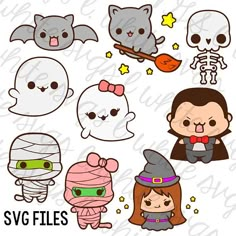 halloween svg files for cricut, silhouettes and cut outs to use on crafts