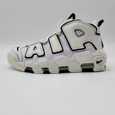 Nike Air More Uptempo White Black Basketball Shoes Sneakers Condition: New Without Box (We Ship With Regular Shipping Box) 100% Authentic Nike Product !!! Size: Women's 5.5 The Price Is Firm ! We Ship Items In 1 Business Day After Payment Is Received And Cleared. Please Feel Free To Ask Any Questions You May Have. Thank You For Shopping With Us ! ! ! Nike Air Uptempo, Nike Air More Uptempo, Nike Air More, Black Basketball Shoes, Nike Fashion Shoes, Pretty Shoes Sneakers, Aesthetic Shoes, New Nike Air, Nike Fashion